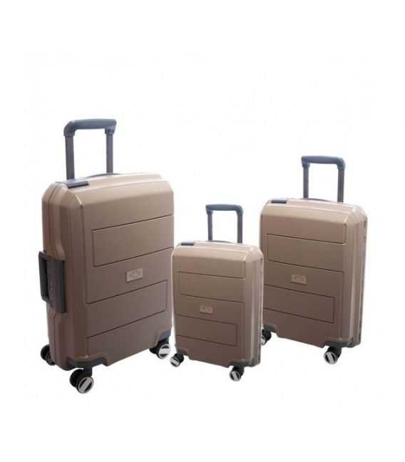 Набір валіз Airtex 226 шампань - картинка, зображення, фото валізи