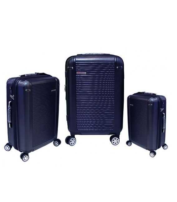 Набор чемодан Airtex 962 3 в 1 синий фото, картинка, изображение