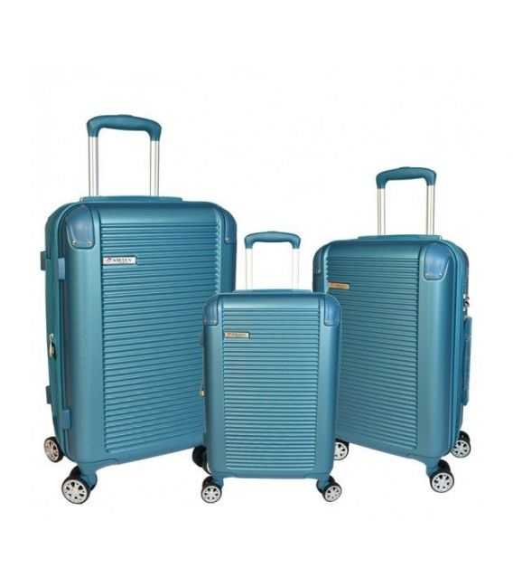 Набор чемодан Airtex 962 3 в 1 зеленый фото, картинка, изображение