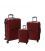 Набор чемодан Airtex 966 3 в 1 красный картинка, изображение, фото