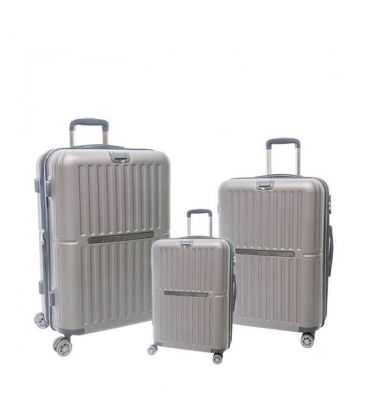 Набор чемодан Airtex 966 3 в 1 серебреный картинка, изображение, фото