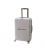 Валіза Airtex 966 середня M срібна картинка, зображення, фото