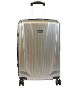 Чемодан Airtex 955 большой L серебреный фото, картинка, изображение