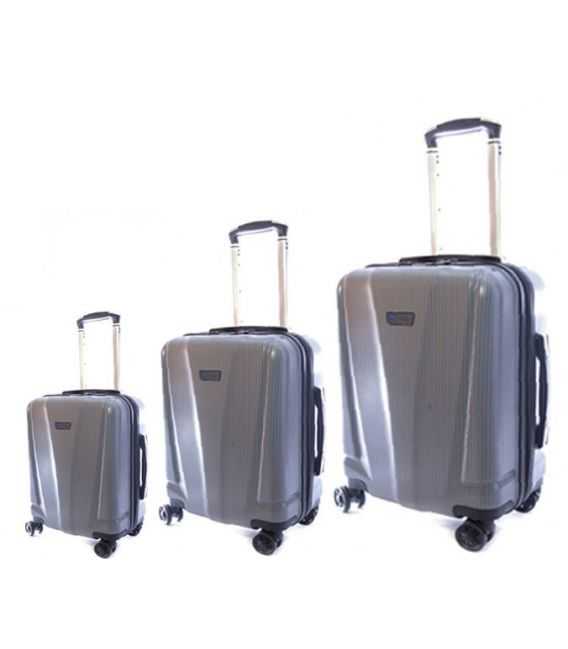 Набор чемодан Airtex 955 3 в 1 серый фото, картинка, изображение