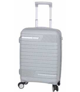 Чемодан Snowball 91203 маленький S серебристый фото, картинка, изображение