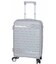 Чемодан Snowball 91203 маленький S серебристый фото, картинка, изображение