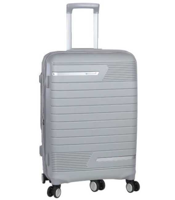 Чемодан Snowball 91203 большой L серебристый фото, картинка, изображение
