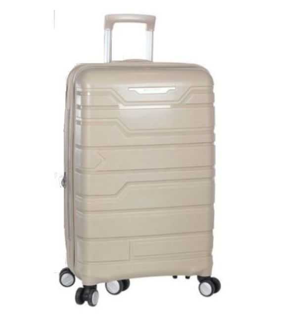Чемодан Snowball 91103 средний M бежевый фото, картинка, изображение