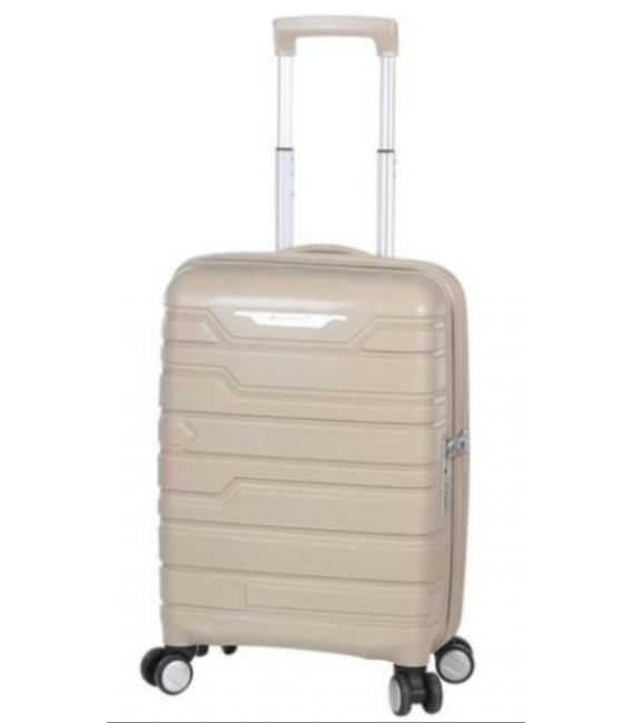 Чемодан Snowball 91103 маленький S бежевый фото, картинка, изображение