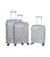Набір Валіз Snowball 91203 3 в 1 срібний - картинка, зображення, фото валізи