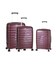 Набор Чемоданов Snowball 91503 3 в 1 бордовый фото, картинка, изображение