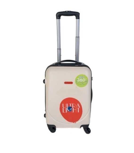 Чемодан Gravitt DS 310 маленький S белый фото, картинка, изображение