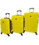 Набір Валіз Bonro 2019 3 в 1 жовтий - картинка, зображення, фото валізи