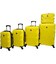 Набір Валіз Bonro 2019 5 в 1 жовтий - картинка, зображення, фото валізи