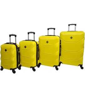 Набор Чемоданов Bonro 2019 4 в 1 желтый фото, картинка, изображение