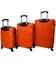 Набір Валіз Bonro 2019 3 в 1 помаранчевий - картинка, зображення, фото валізи