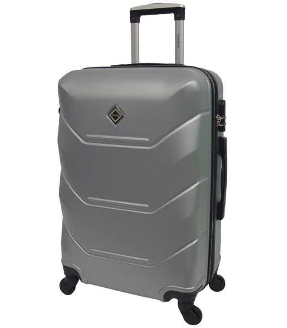 Чемодан Bonro 2019 маленький S серебреный фото, картинка, изображение