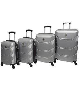 Набор Чемоданов Bonro 2019 4 в 1 серебреный фото, картинка, изображение