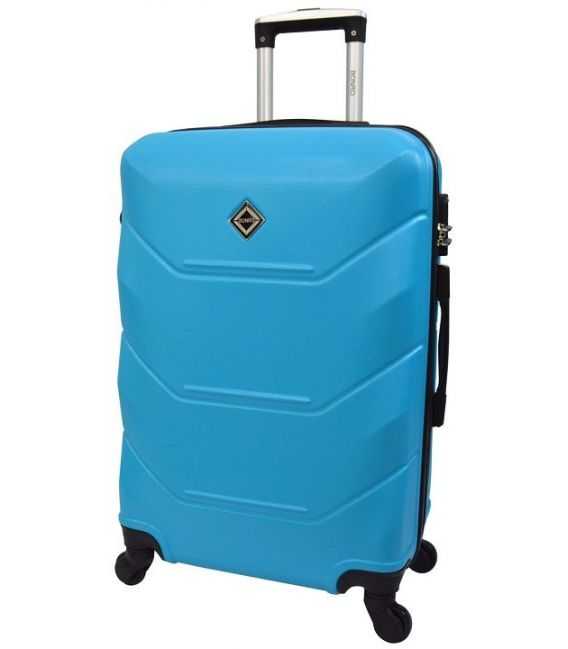 Валіза Bonro 2019 велика L блакитна - картинка, зображення, фото валізи