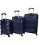 Набор Чемоданов Bonro 2019 3 в 1 синий фото, картинка, изображение