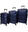 Набор Чемоданов Bonro 2019 3 в 1 синий фото, картинка, изображение