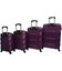 Набір Валіз Bonro 2019 4 в 1 фіолетовий - картинка, зображення, фото валізи