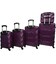 Набір Валіз Bonro 2019 5 в 1 фіолетовий - картинка, зображення, фото валізи