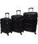 Набір Валіз Bonro 2019 3 в 1 чорний - картинка, зображення, фото валізи