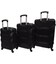 Набор Чемоданов Bonro 2019 3 в 1 черный фото, картинка, изображение