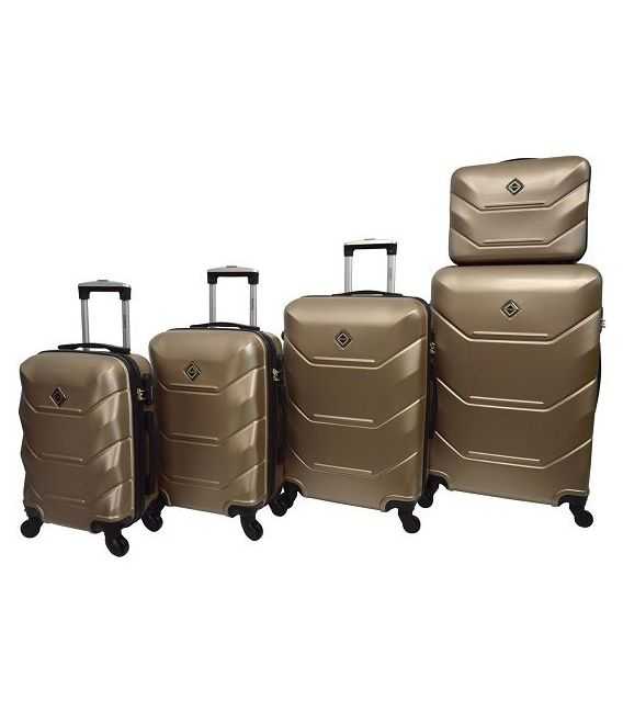 Набор Чемоданов Bonro 2019 5 в 1 шампань фото, картинка, изображение