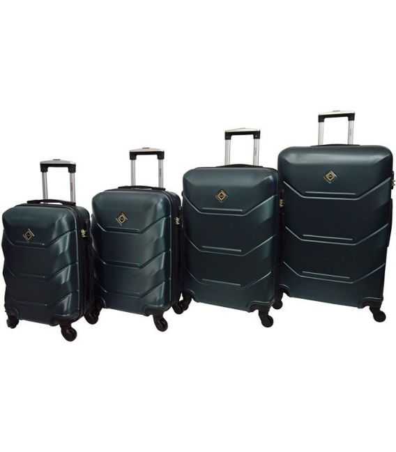 Набір Валіз Bonro 2019 4 в 1 смарагдовий - картинка, зображення, фото валізи
