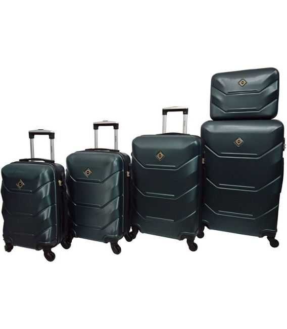 Набір Валіз Bonro 2019 5 в 1 смарагдовий - картинка, зображення, фото валізи