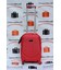 Чемодан Wings K310 мини XS красный фото, картинка, изображение