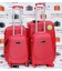 Набір валіз Wings K310 4 в 1 червоний - картинка, зображення, фото валізи
