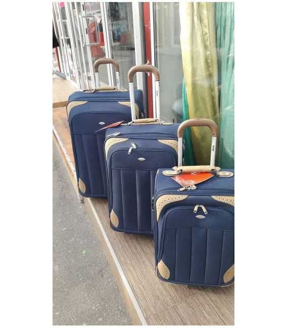 Набор чемоданов CSS ks09-027 синий фото, картинка, изображение