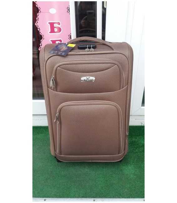 Валіза Bags Studio 1608 середня M коричнева картинка, зображення, фото