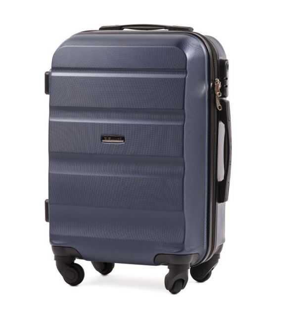 Чемодан Wings AT01 маленький S синий фото, картинка, изображение