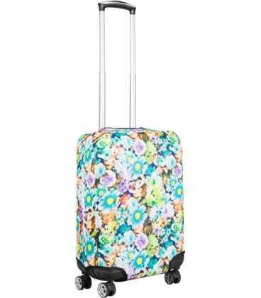 Чехол для чемодана с рисунком Coverbag S0451.5010 весенние цветы картинка, изображение, фото