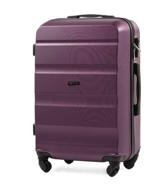 Чемодан Wings AT01 средний M т.-фиолетовый фото, картинка, изображение
