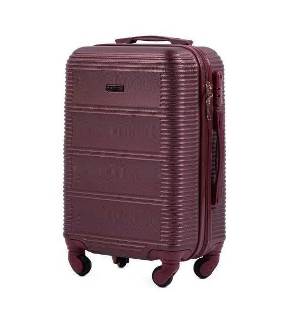 Чемодан Wings 203 маленький S бордовый фото, картинка, изображение