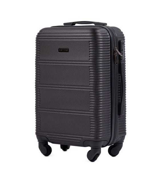 Чемодан Wings 203 маленький S графитовый фото, картинка, изображение