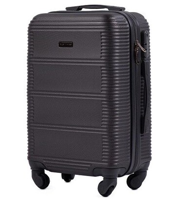 Чемодан Wings 203 маленький S графитовый фото, картинка, изображение