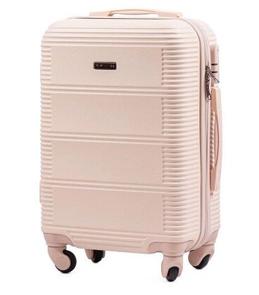 Чемодан Wings 203 маленький S молочный фото, картинка, изображение