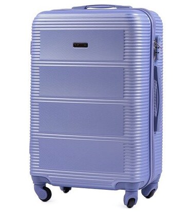 Чемодан Wings 203 средний M светло-фиолетовый фото, картинка, изображение