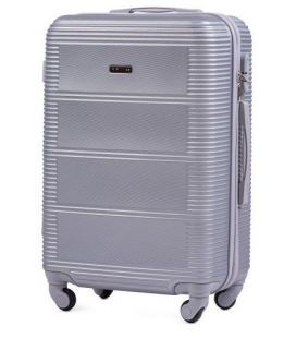 Чемодан Wings 203 средний M серебристый