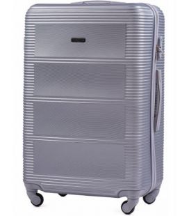 Чемодан Wings 203 Maxi серебристый фото, картинка, изображение
