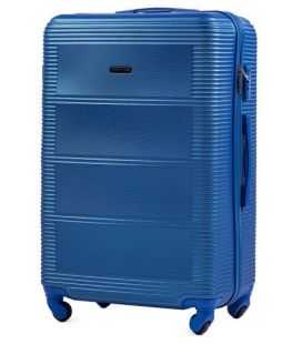 Чемодан Wings 203 большой L синий фото, картинка, изображение