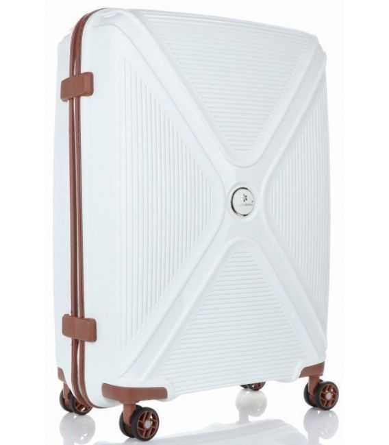 Валіза Snowball 84803 Midi біла картинка, зображення, фото