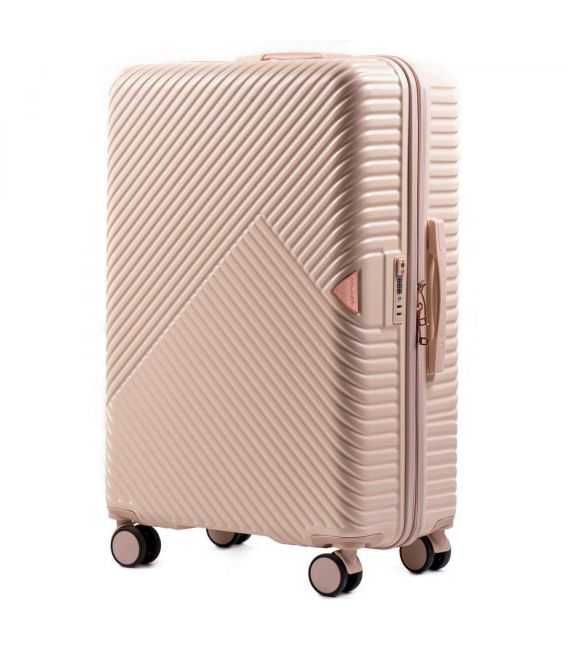 Валіза Wings Dove WN01 велика L молочна - картинка, зображення, фото валізи