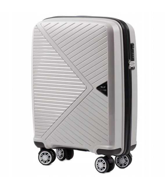 Валіза Wings PP06 маленька S срібна - картинка, зображення, фото валізи